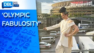 Johnny Weir Sports Olympic-Themed Hair for Tokyo's Closing Ceremony