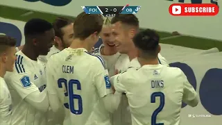 Football Highlights (3F Superliga) F.C. København 7-0 win over OB