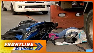 23-anyos na babae, patay matapos magulungan ng truck | Frontline Sa Umaga