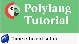 Polylang tutorial – Time efficient setup