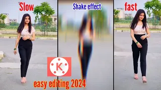 Slow Fast Motion + Shake Transition Effect kinemaster toturial | Slow Motion Video kinemaster app