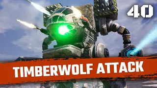 Timberwolf in ACTION - Mechwarrior 5: Mercenaries Modded | YAML + The Dragon's Gambit 40