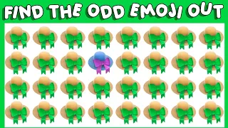 HOW GOOD ARE YOUR EYES #40 | Find The Odd Emoji Out | Emoji Puzzle Quiz