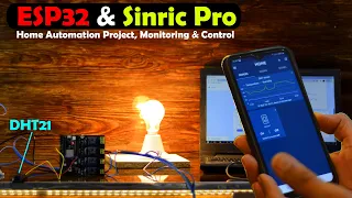 Sinric Pro ESP32 for Home Automation and Sensor Monitoring