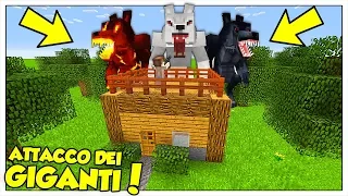 I LUPI MANNARI GIGANTI ATTACCANO LA NOSTRA CASA! - Minecraft ITA