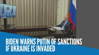 Biden warns Putin of sanctions if Ukraine is invaded