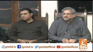 LIVE | Mustafa Nawaz Khokhar And   Shahid Khaqan Abbassi Important Press Conference | GNN