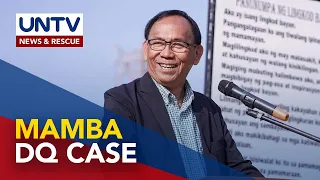 Comelec to order Gov. Mamba to vacate post if no MR is filed - Garcia