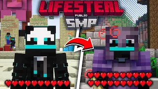 Spending *24 HOURS* In lifesteal SMP (HINDI) ......