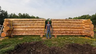 Building My Log Home Pt. 9 - Building to New Heights