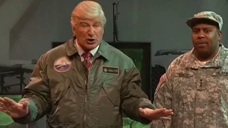 Alec Baldwin returns to Saturday Night Live as Donald Trump in Independence Day spoof