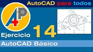 AutoCAD Básico - Ejercicio 14