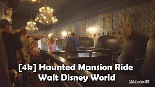 [4K] Haunted Mansion Ride 2016 - Walt Disney World - Magic Kingdom - Extreme Low Light POV
