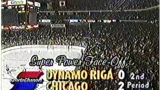 Blackhawks-Dynamo Riga, Jan. 4, 1989 (second period)