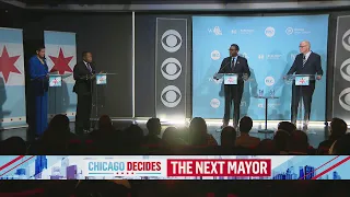 Chicago Decides: Brandon Johnson, Paul Vallas square off in CBS 2 debate