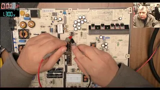 Samsung UA65HU8500 TV repair - Switching Power supply board repair guide