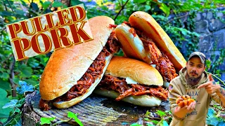 🐖Pulled Pork🐖 aus dem Dutch Oven 🌲Im Wald🌲 #dutchoven #viral