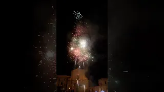 spettacolo finale fuoco d'artificio San Corrado Noto rientro 3 parte 19-2-2024