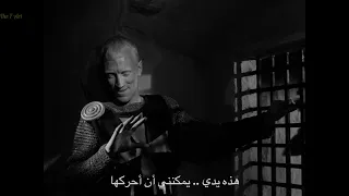 The Seventh Seal 1957, by Ingmar Bergman, "هذه يدي، يمكنني أن احركها [...] سألعب الشطرنج مع الموت"