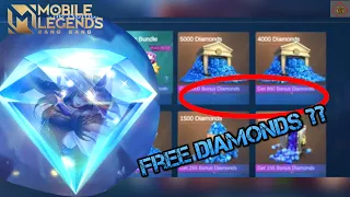 Are these diamonds are for free | No cost displayed bug | MLBB |