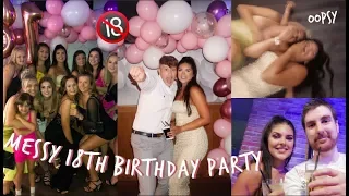 MY 18TH BIRTHDAY PARTY VLOG! very drunk lol | Sophie Clough