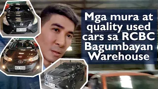 Walk in at RCBC Auto Bagumbayan Warehouse in Taguig for cheap yet high quality repo cars for sale