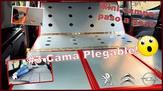 Camperización Rifter | Cama desmontable MUY FÁCIL SIN homologar 👌 | Rifter, Berlingo... PSA 👈