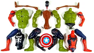 Merakit Mainan Siren Head, Hulk Smash, Spider-Man, Venom Avengers Superhero Toys