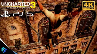 UNCHARTED 3 TALBOT CHASING SCENE IN ULTRA HD 4K
