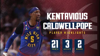 Kentavious Caldwell-Pope's Electric 21 PT Performance in Game 1 of WCF Against Lakers