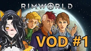 A Mad Scientist VTuber Plays RimWorld for the first time! | Stream #1