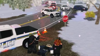 Medical escorts gets HIJACKED by Criminals!? | Liberty County Roleplay (Roblox)
