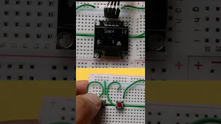 Starwar game using OLED display Push button and Arduino Nano 🔥😊