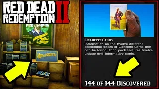 EASY SECRET CHALLENGE COMPLETED IN RED DEAD REDEMPTION 2! How to Cigarette Card Challenge in RDR2!