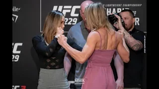 UFC 229: Michelle Waterson vs. Felice Herrig Media Day Staredown - MMA Fighting