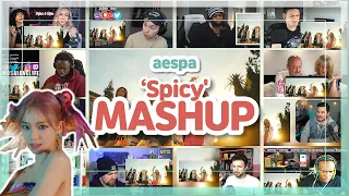 aespa "Spicy" Reaction Mashup