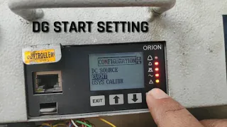 How to DG Start In iipms orion controll delta , DG Start Setting IIPMS DELTA Orion controller 4000 W