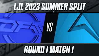 DFM vs CGA | LJL 2023 Summer Split Playoffs Round 1 Match 1