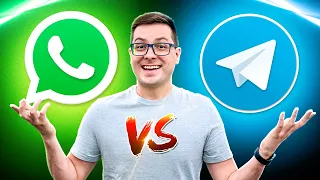 WHATSAPP vs TELEGRAM! VANTAGENS e DESVANTAGENS! Qual o MELHOR para VOCÊ!?