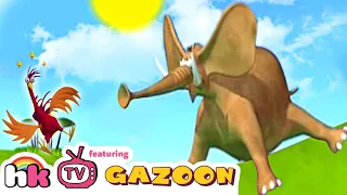Gazoon | Rumble in the Jungle - Angry Elephant | Funny Animal Cartoons For Kids By HooplaKidz Tv