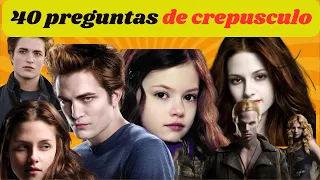 🌕cuanto sabes de crepusculo? 40 preguntas sobre crepusculo Test/Trivia Quiz de crepusculo