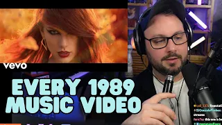 Reacting to every Taylor Swift music video from the 1989 era