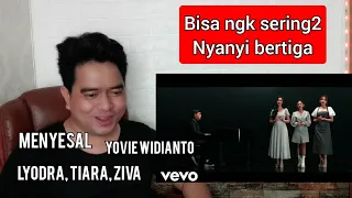 Reaction YOVIE WIDIANTO x LYODRA TIARA ZIVA - MENYESAL | MV