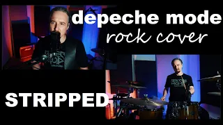 Depeche Mode - Stripped (one man rock cover)