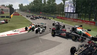 The most epic Formula 1 crashes  Crash simulations  The Formula 1 game