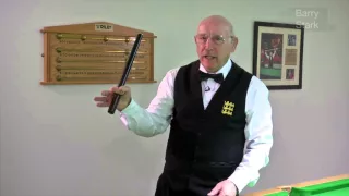 07. How to Grip the Cue - Straight Cueing in Snooker