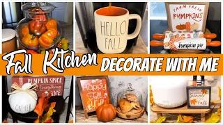 FALL KITCHEN DECORATE WITH ME 2022 | FALL COFFEE BAR | FALL KITCHEN DECOR