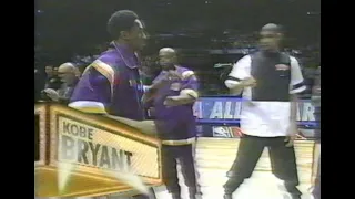1998 NBA All Star Game Player Introduction - Kobe Bryant's First All Star Game and Faces MJ