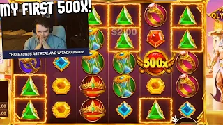 I FINALLY HIT THE 500X ON GATES OF OLYMPUS! (STAKE HIGHLIGHTS)