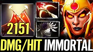 🔥 2151 DMG/HIT Legion Commander Immortal Rank — Daedalus + Blade Mail 235% CRIT RIP TB Dota 2 Pro